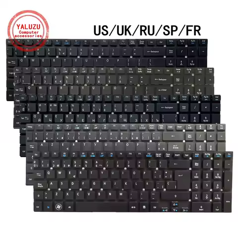 US/UK/RU/SP/FR/BR/AR Laptop Keyboard For ACER 8951/G Q5WV8 Q5WV1 P255-MP/MG For Gateway TMP455 CN7-7