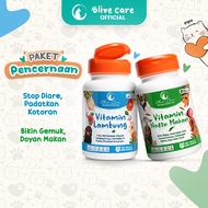 Olive Care Paket Vitamin Kucing MASALAH PENCERNAAN & SUSAH MAKAN Diare Mencret Masalah Pencernaan