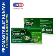 PROMAG TABLET KUNYAH - OBAT SAKIT MAAG DAN KEMBUNG 1 BLISTER 10 KAPSUL