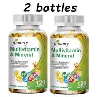 Multivitamin และ Mineral Capsules พร้อมวิตามิน B12 D3 และ K2 เพื่อเพิ่มพลังงานและการเผาผลาญ