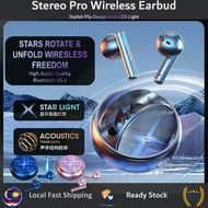 Bluetooth Earbud  V5.3 Gaming Headset Wireless Earphone Earbud SMART ENC Noise Reduction Headphones 