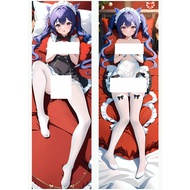 Anime Genshin Impact Keqing Cosplay Dakimakura 2way Hugging Body Pillow Case Japanese Otaku Pillow C