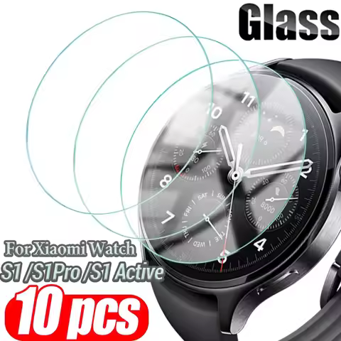 10-1pcs Glass for Xiaomi Watch S1/S1 Pro/S1 Active Tempered Glass Screen Protector Hd Watch Film for