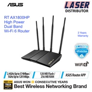 ASUS RT-AX1800HP AX1800 Dual Band WiFi 6 (802.11ax) Router supporting MU-MIMO and OFDMA technology, with AiProtection Cl