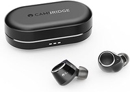 Cambridge Audio Melomania M100 Earbuds - in Ear True Wireless Headphones with Active Noise Cancelling, Hi-Fi Sound, Bluetooth, Featuring Combined 52 Hour Battery Life with Charging Case - Black