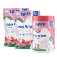FiFFY Combo Pack Wet Tissue Can (1 Pc) + Refill (2 Pack)