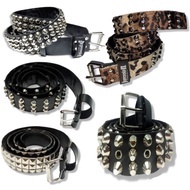 DEPRESSION - BELT SPIKE SPIKE BUCKLE/ SPIKE PUNK STUD STYLE BELT/ PYRAMID/ BUCKET/ POT/ LEOPARD/