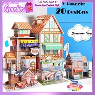 🏡💒6D building paper puzzle DIY play art and craft kid puzzle early learning puzzle educational toys 