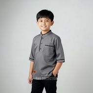 KEMEJA HNA Shirt Boys'koko Ages 4-15 Years, Latest Stylish Model, 3/ Sleeves, 4 Clothes Latest Kurta