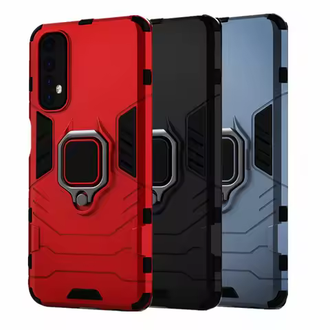 Realme 7 Shockproof Case for Realme 7 5G 7i 7 8 Pro Ring Stand Phone Back Cover for Realme GT Neo V1