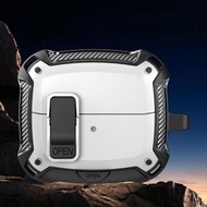 全城熱賣 - 適用於三星 Galaxy Buds3 / Buds3 Pro 大黃蜂支架款耳機保護套帶掛鈎（黑白）