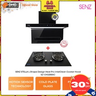 Senz STELLA L Shape Design Heat Pro intelClean Cooker Hood SZ-CH3288AC 1700 m3/h SZCH3288AC + SZGS38