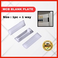 MCB Blank Plate /  MCB Spacer / PVC MODULE / MCB BOX Blank Plate (1pc)