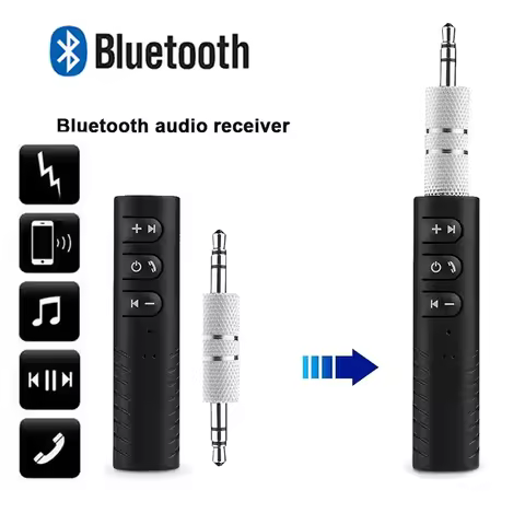 Wireless Bluetooth 5.0 Receiver 3.5mm AUX Jack Stereo Music Audio Car Kit Transmitter Amplifier Adap