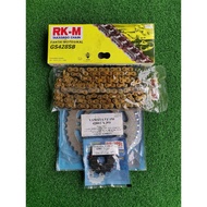 RKM 428 SPOKET SET RANTAI GOLD y150/FZ150