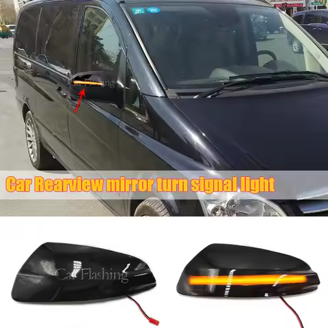 For Mercedes Benz Vito W639 W636 C-Class Vito Flow Mirror Light Turn Signal