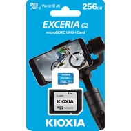 KIOXIA Exceria G2 256GB microSDXC UHS-I U3 V30 4K High-Speed Memory Card for Professional Photograph