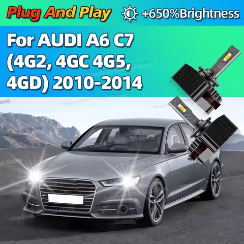 LED Headlights HID D3S Turbo Car Light Bulbs 30000LM CSP Chip For AUDI A6 C7 4G2 4GC 4G5 4GD 2010 20