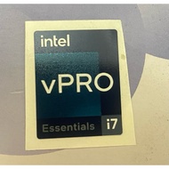 Intel Core i7 logo Sticker VPRO Essentials gen12/13 Original