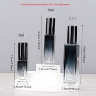 5ml 9ml 20ml Glass Perfume Spray Bottle Portable Empty Refillable Cosmetic Sample