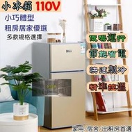 【110V可用】雙門小冰箱小型家用迷你冷藏冷凍電冰箱節能迷你三門節能