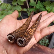 pipa kayu liwung model unik 12cm pipa cangklong unik once kayu liwung asli