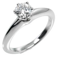 Tiffany & Co. Solitaire Ring, Size 7.5, 0.53ct VS1/I/3EX, Pt950 Platinum with Diamonds, Approx. 5.16