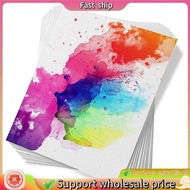 Fast ship-60 Sheets Watercolor Paper Acid-Free Bulk White Paper Cold Press 50% Cotton 140Lb /300Gsm 