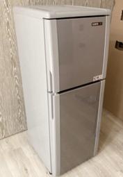 九成新 新中古機  二手冰箱 小冰箱 聲寶牌 140L 經典雙門冰箱 SR-C14Q(R6) 紫燦銀 現低價轉售 限自取
