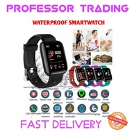 116 Plus Smart Watch Jam Tangan Bluetooth Waterproof Sport Watch Smartwatch Heart Rate Monitor Blood Pressure Watches