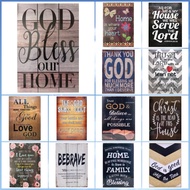 Wooden Quotes Wall Decor (Vertical style) HxW: 14.5x10 inches 1315