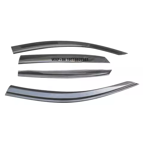 Carbon Fiber Window Visor Sun Rain Guard Shield Door Visor for Type R FK7 FK8 2016+