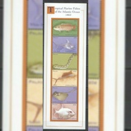 R268 Palau 2000 Fauna "Tropical Fishes of the Atlantic Ocean" L Sheet of 6v MNH