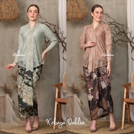 (TOP ONLY) Bycikdara Kebaya Lace Dahlia with Lining | Tanpa Pario | Bukan Kebaya Sulam