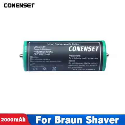 UR18500L Replacement Battery For Braun 5671 5673 5675 760CC 799CC 9565 9585 9585CC 9595CC 9785 9795