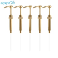 5 Pcs Coffee Milk Tea Dispenser Syrup Pump Black Liquid Dispenser for Torani Syrup 8Ml Juice Bottle 