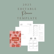 2025 Digital Planner - Editable