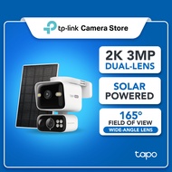 TP-Link Tapo C645D KIT 2K 3MP Dual Lens Solar Cam – 2.4/5GHz WiFi 10000mAh Battery – 360 Pan/Tilt AI