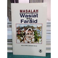 ZBH. Masalah Wasiat dan Faraid. Musa Fathullah Harun