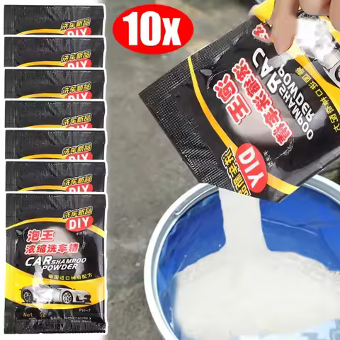 Universal Car Cleaning Shampoo Powder Foam Essence Washing Agent Auto Body Cleaning Tools Car Access