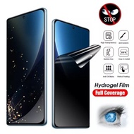 HANS  BO0M Hydrogel Anti SPY BLACK DOFF XIAOMI poco M6 PRO M5 M5s M4Pro C65 M3 M3Pro X6 X5 5G X5Pro 
