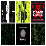 ( SG SELLER ) CYBER-PUNK EZLINK CARD STICKER / CYBERPUNK 2077 / NFC CARD / MRT CARD / CUSTOMISE STIC