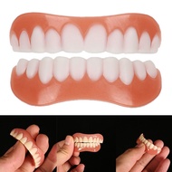 1Pc Temporary Silicone Denture Instant Smile Artificial Teeth Veneers Comfortable Oral Whitening Bra