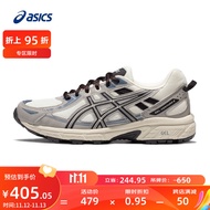 亚瑟士ASICS跑步鞋女鞋网面透气运动鞋越野跑鞋 GEL-VENTURE 6 奶白色/灰色 38