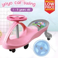 Kids Yoyo Car Twist Car Plasma Swing Car with Music Ride On / Kereta Yoyo Budak