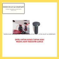 Skru Kunci Tapak Kaki Mesin Jahit Lurus/ Presser Foot Screw For Industrial Lockstitch Sewing Machine