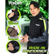 FOXDRY05 Premium Waterproof Rain Coat Raincoat Suit/Foxdry 05 Baju Hujan Jaket Hujan Motorsikal