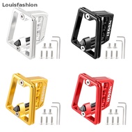 Louisfashion Folding bike 3 hole pig nose mount adapter with screw front luggage rack for BMX bike LFN