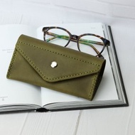 皮革眼鏡盒/手工製作的太陽眼鏡皮套/老花眼鏡罩