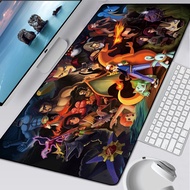 Large Mouse Pad Pokemon Anime Mousepad Gamer Gaming Accessories Mats Pc Desk Keyboard Cabinet Carpet